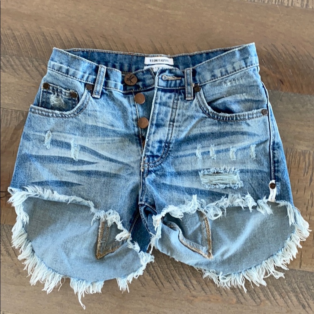 One Teaspoon Jean Shorts